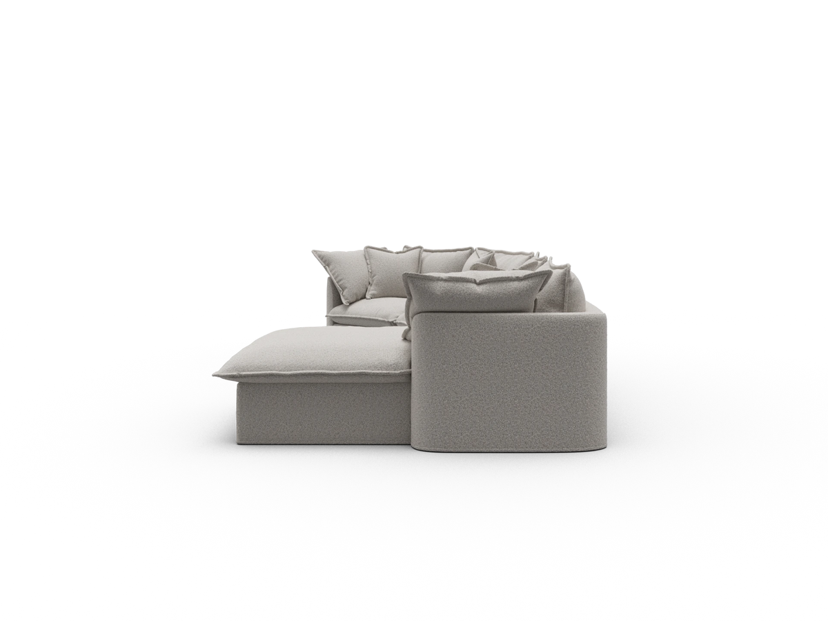 Tamarama Modular Sofa - 4 Sections / Regular / Aussie Latte (Luxe)