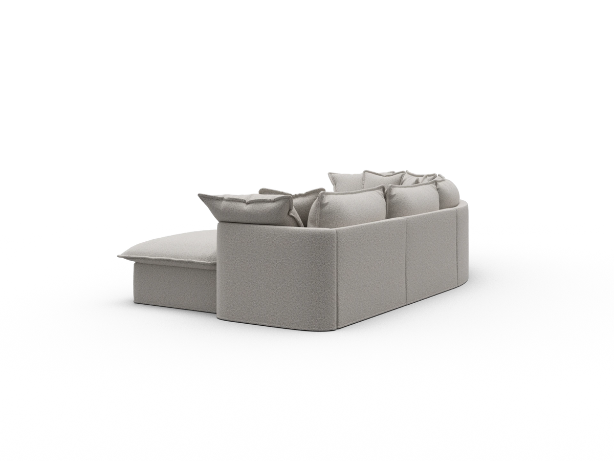 Tamarama Modular Sofa - 4 Sections / Extra Wide / Aussie Latte (Luxe)