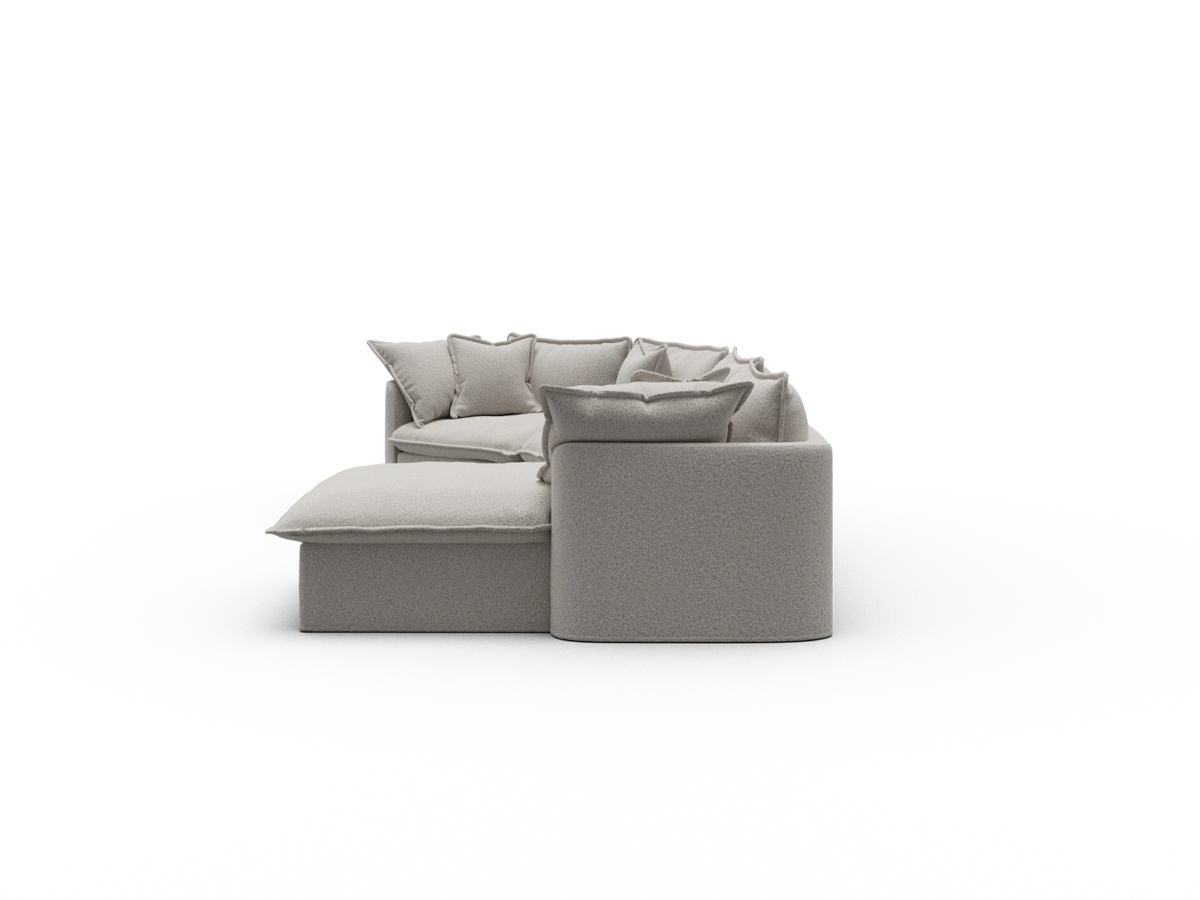 Tamarama Modular Sofa - 4 Sections / Extra Wide / Aussie Latte (Luxe)