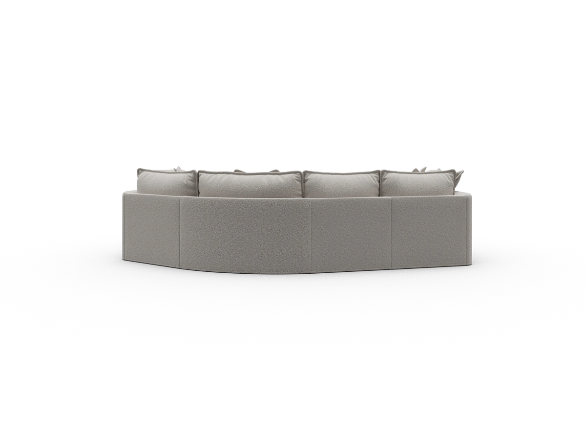 Tamarama Modular Sofa - 4 Sections / Regular / Aussie Latte (Luxe)