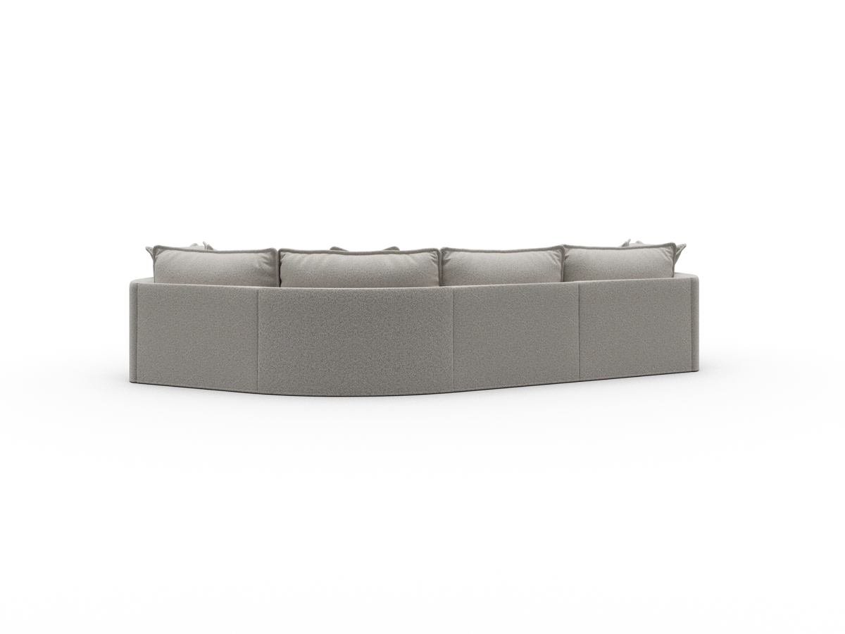 Tamarama Modular Sofa - 4 Sections / Extra Wide / Aussie Latte (Luxe)