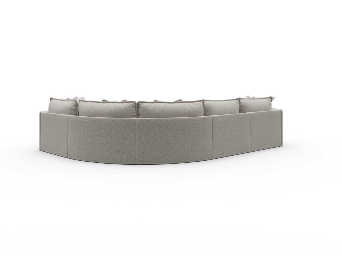 Tamarama Modular Sofa - 5 Sections / Extra Wide / Aussie Latte (Luxe)