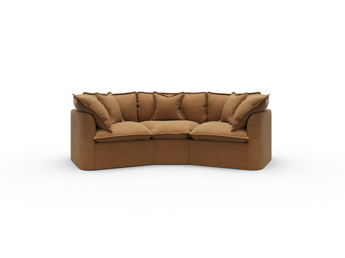 Tamarama Modular Sofa - 3 Sections / Regular / Bronzed Aussie