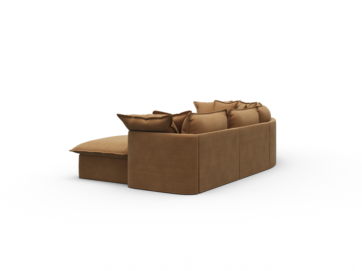 Tamarama Modular Sofa - 4 Sections / Extra Wide / Bronzed Aussie