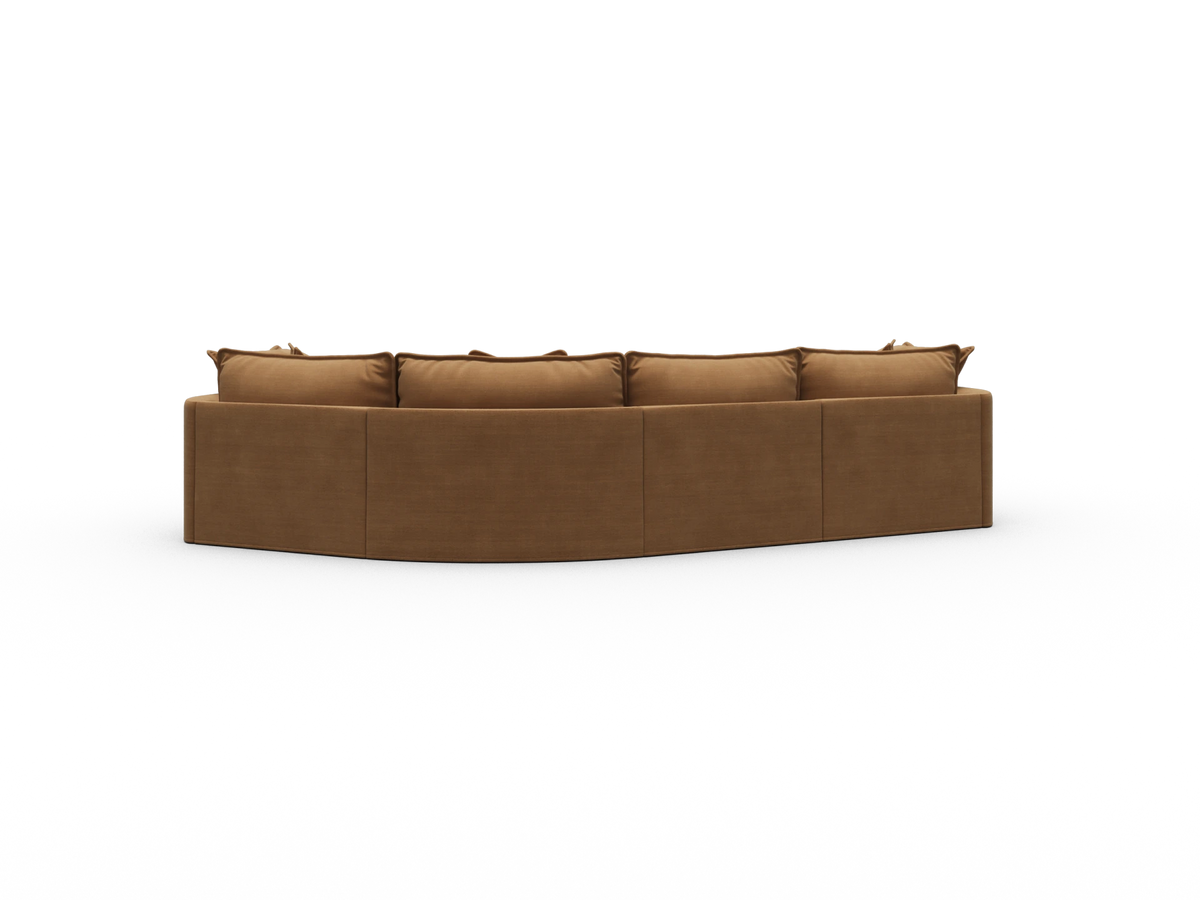 Tamarama Modular Sofa - 4 Sections / Extra Wide / Bronzed Aussie