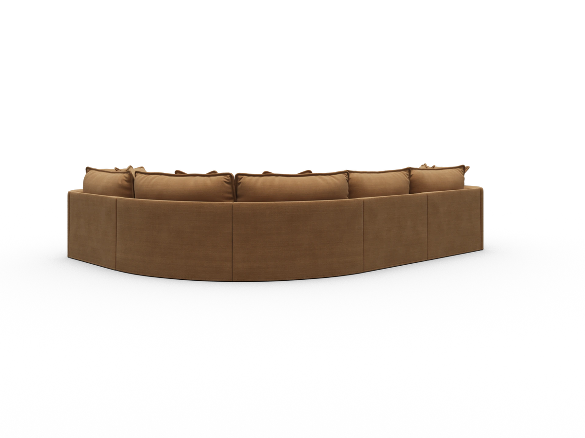 Tamarama Modular Sofa - 5 Sections / Extra Wide / Bronzed Aussie