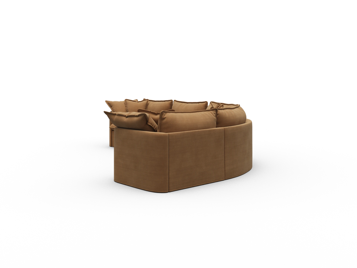 Tamarama Modular Sofa - 5 Sections / Extra Wide / Bronzed Aussie