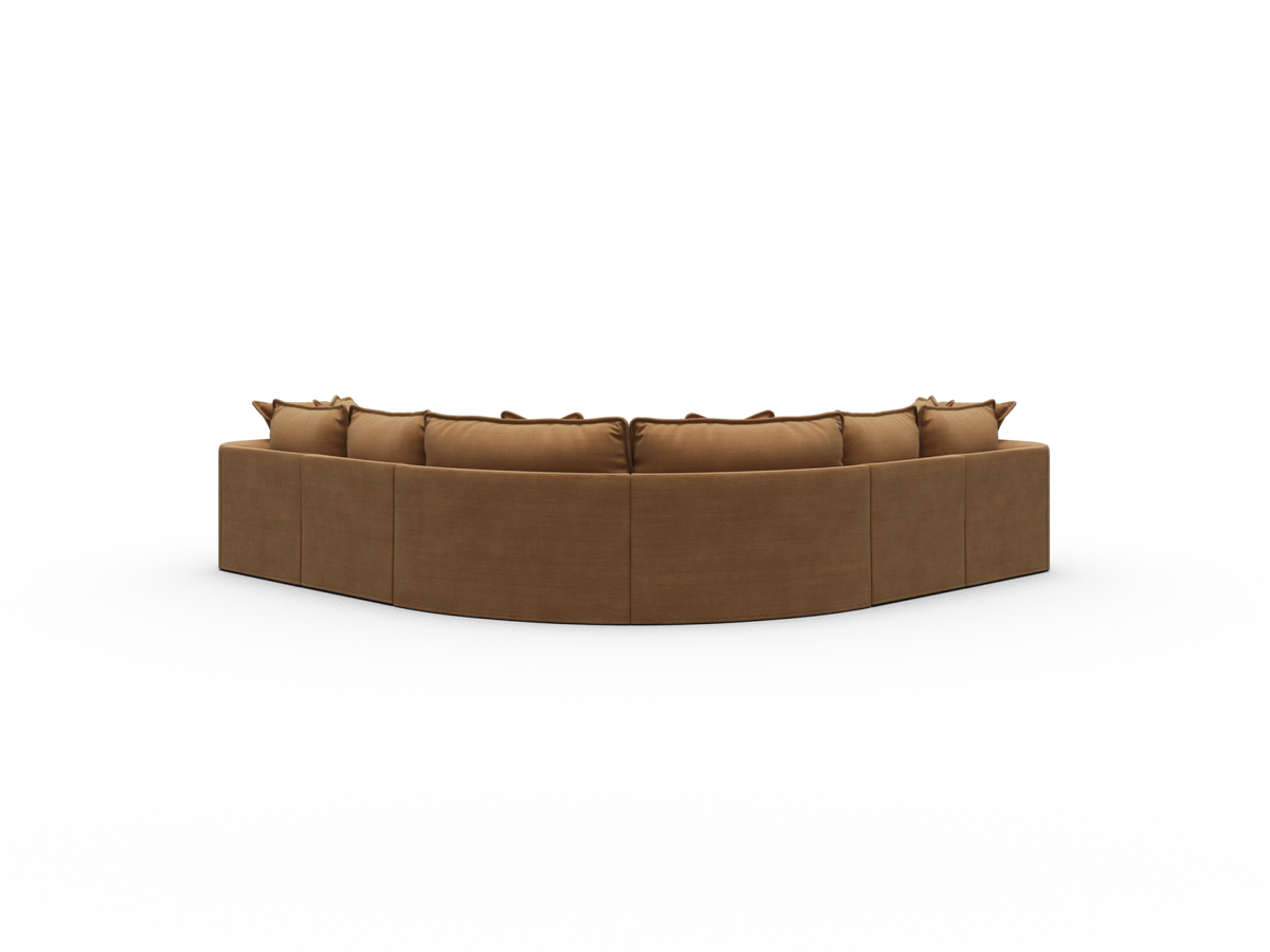 Tamarama Modular Sofa - 6 Sections / Regular / Bronzed Aussie