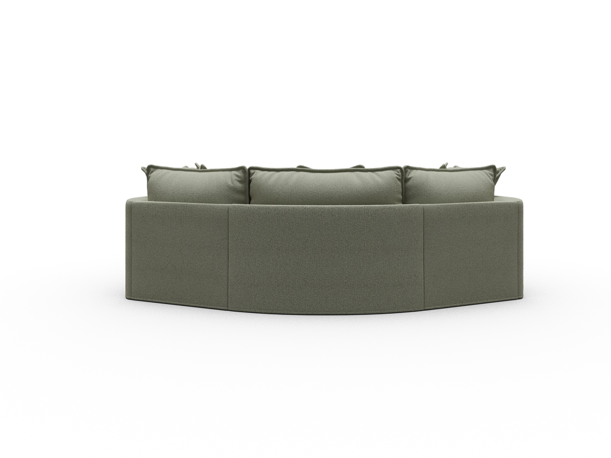 Tamarama Modular Sofa - 3 Sections / Regular / Frosty Grass (Luxe)