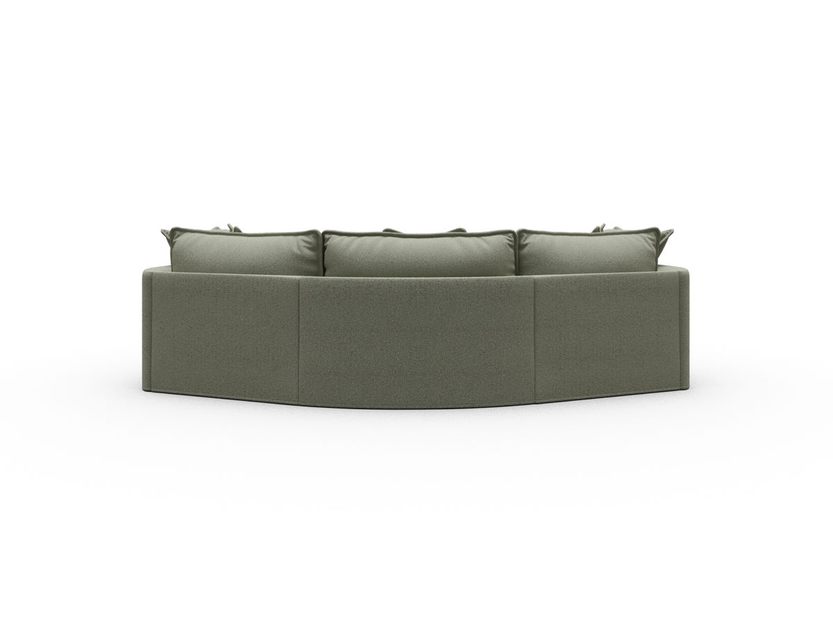 Tamarama Modular Sofa - 3 Sections / Extra Wide / Frosty Grass (Luxe)