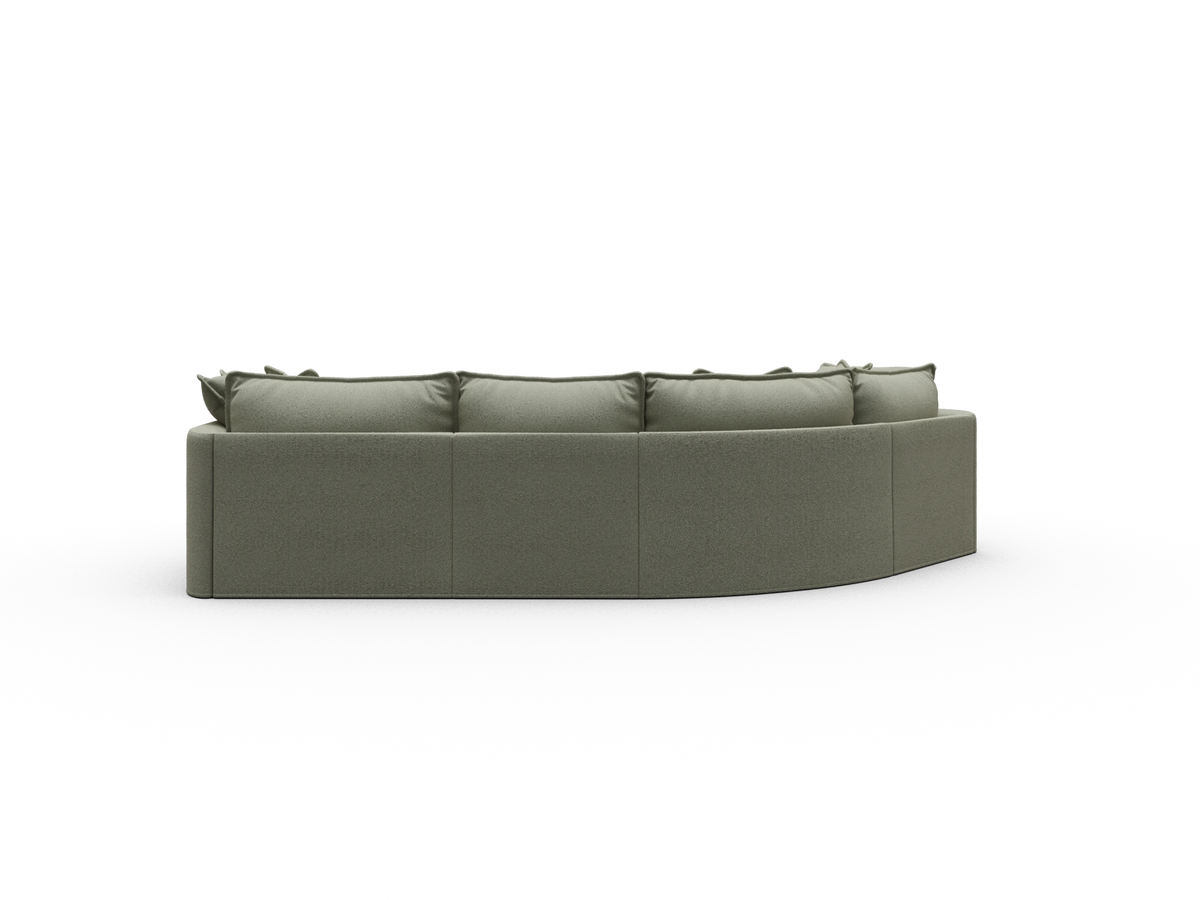 Tamarama Modular Sofa - 4 Sections / Regular / Frosty Grass (Luxe)