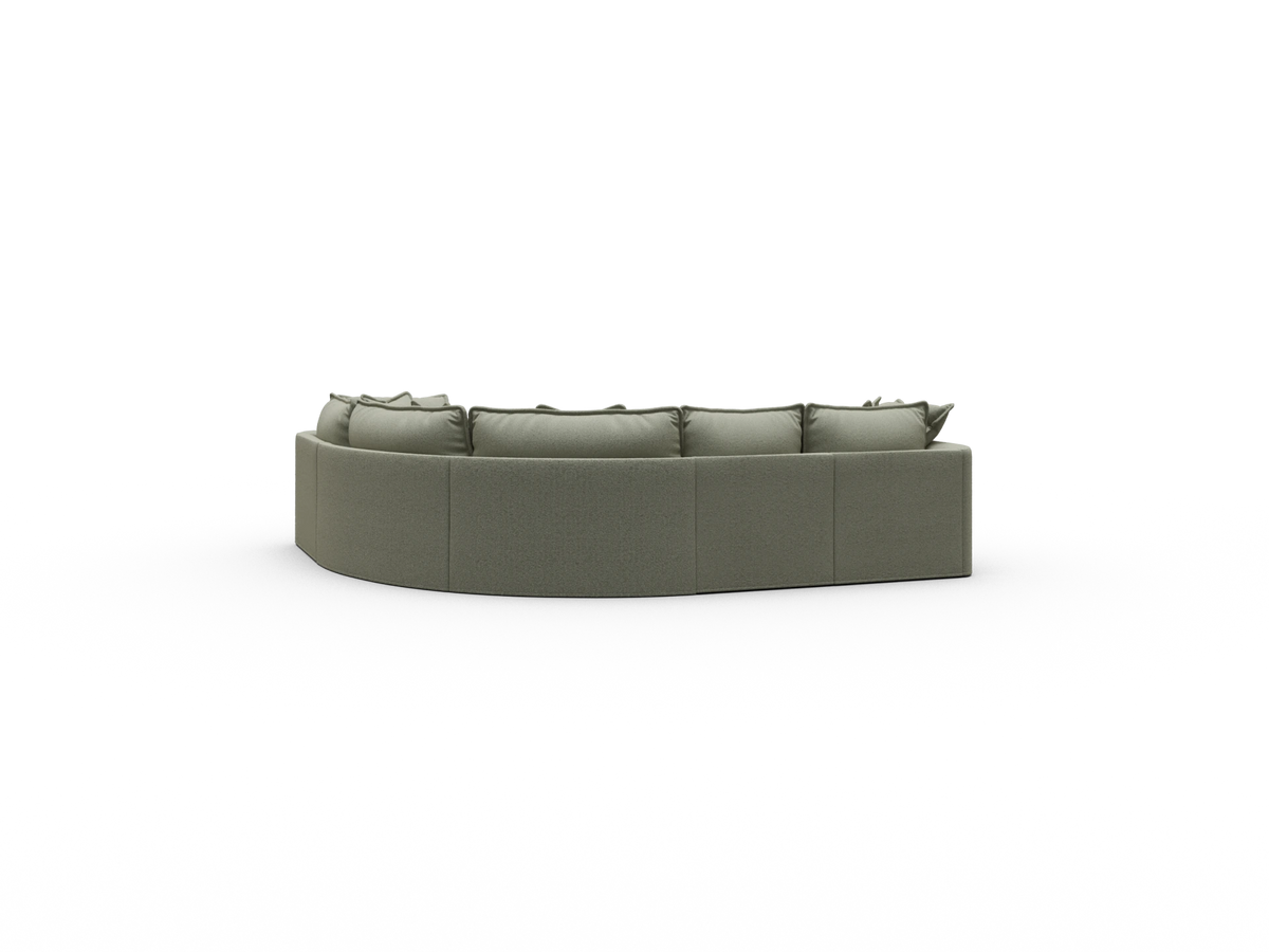 Tamarama Modular Sofa - 5 Sections / Regular / Frosty Grass (Luxe)