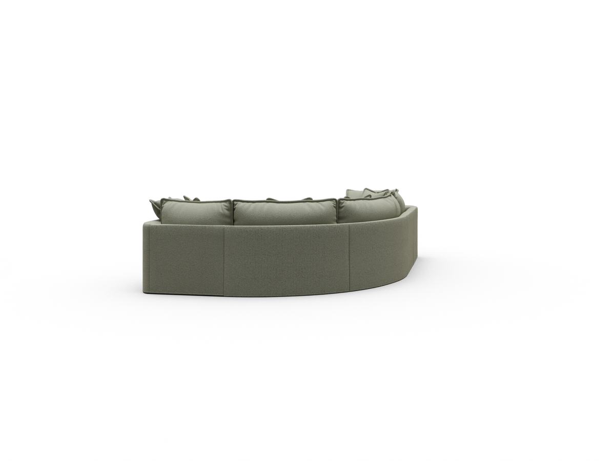 Tamarama Modular Sofa - 5 Sections / Regular / Frosty Grass (Luxe)