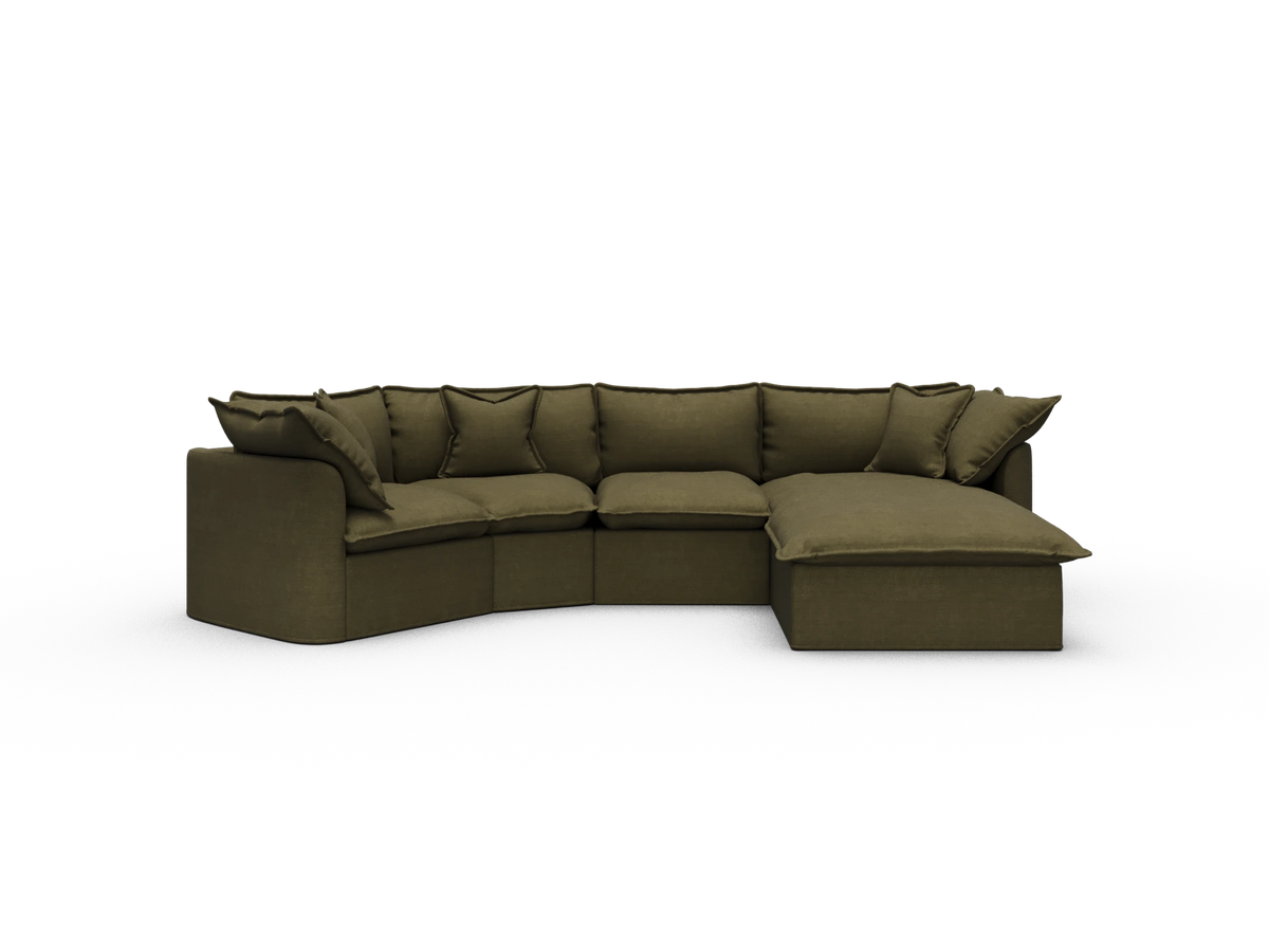Tamarama Modular Sofa - 4 Sections / Regular / Forest Walk