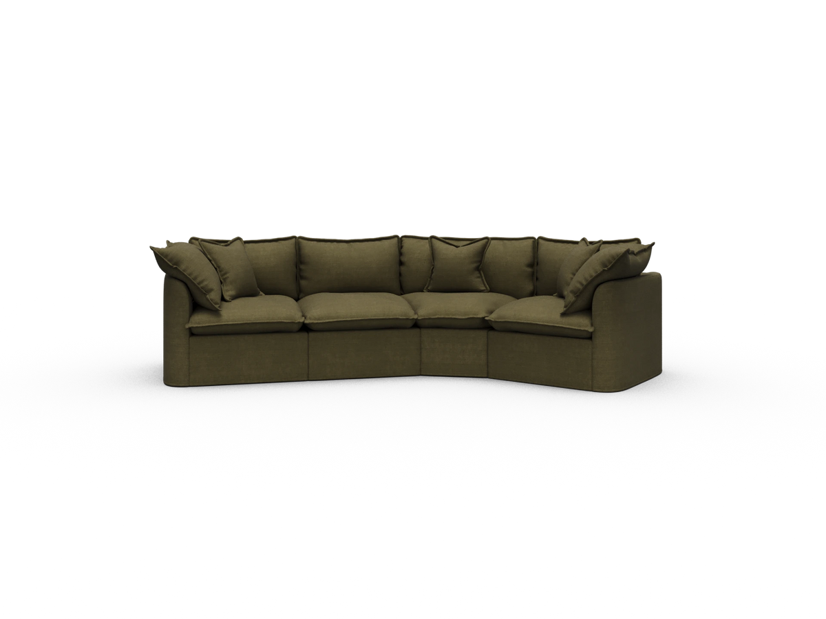 Tamarama Modular Sofa - 4 Sections / Regular / Forest Walk
