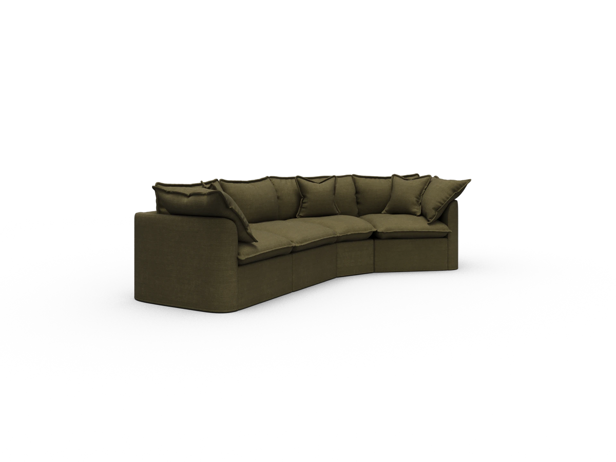Tamarama Modular Sofa - 4 Sections / Regular / Forest Walk