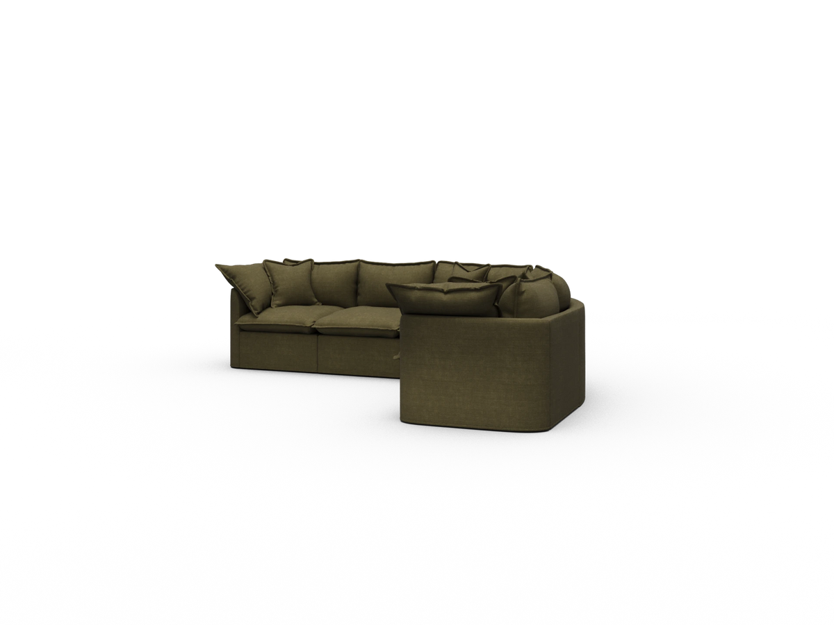 Tamarama Modular Sofa - 5 Sections / Regular / Forest Walk