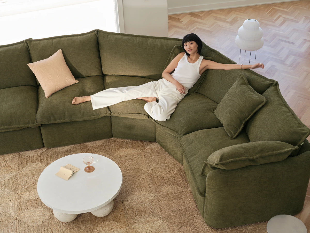 Tamarama Modular Sofa - 6 Sections / Regular / Forest Walk
