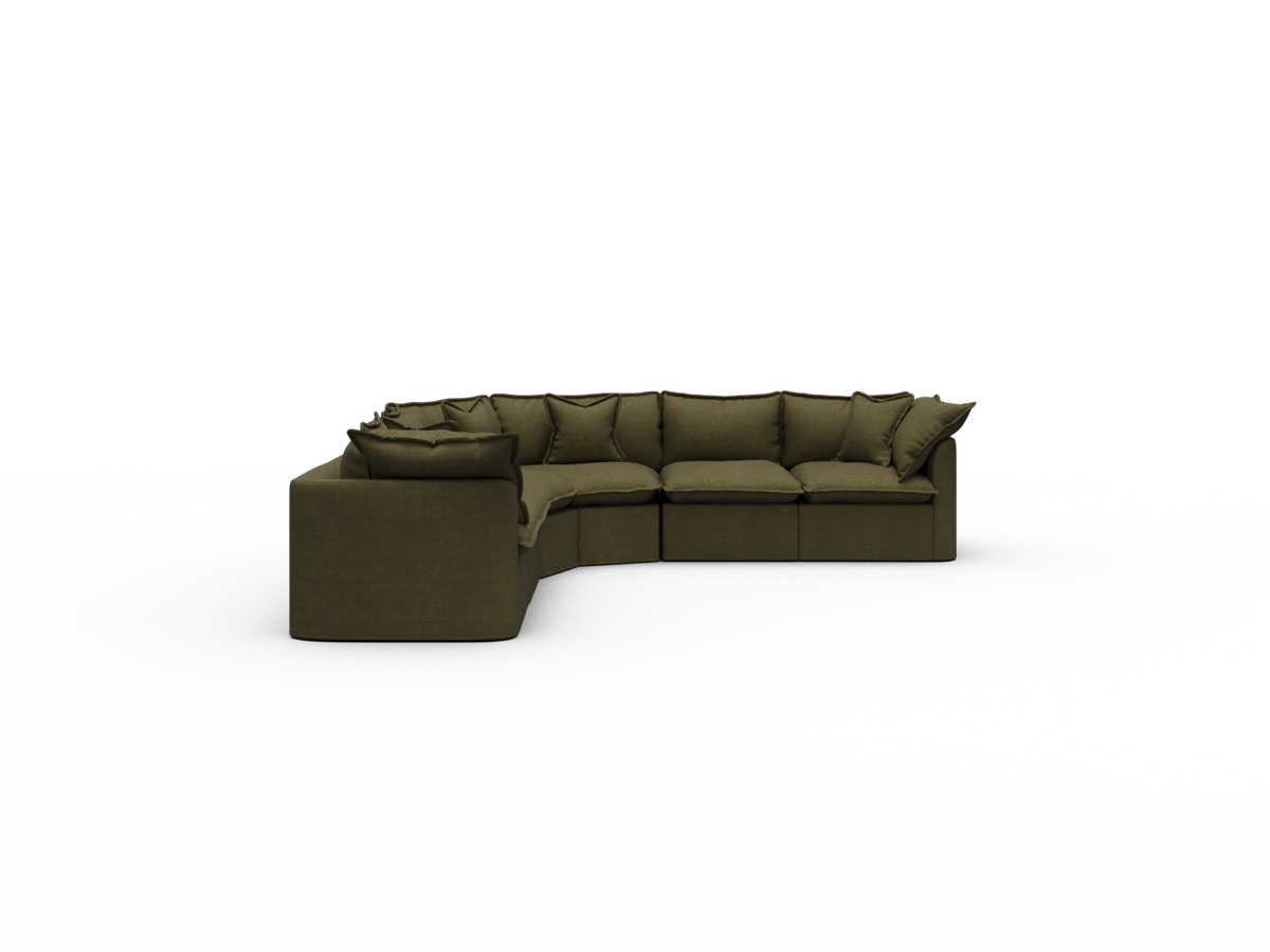 Tamarama Modular Sofa - 6 Sections / Regular / Forest Walk