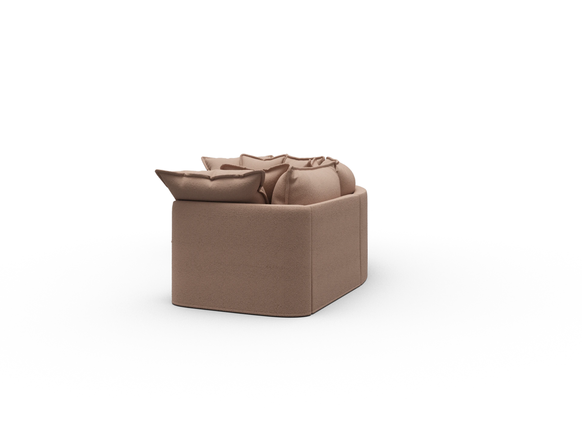 Tamarama Modular Sofa - 3 Sections / Extra Wide / Pebble Beach (Luxe)