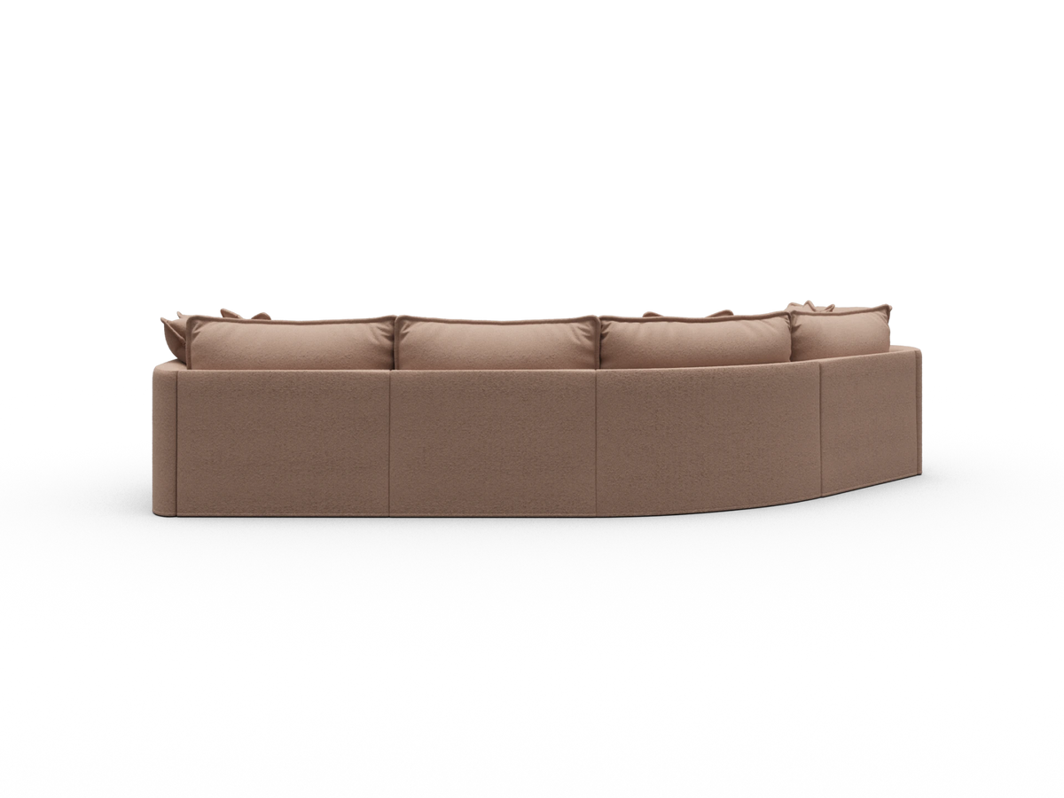 Tamarama Modular Sofa - 4 Sections / Extra Wide / Pebble Beach (Luxe)