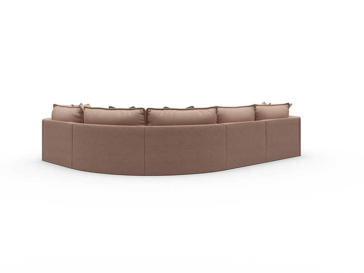 Tamarama Modular Sofa - 5 Sections / Extra Wide / Pebble Beach (Luxe)