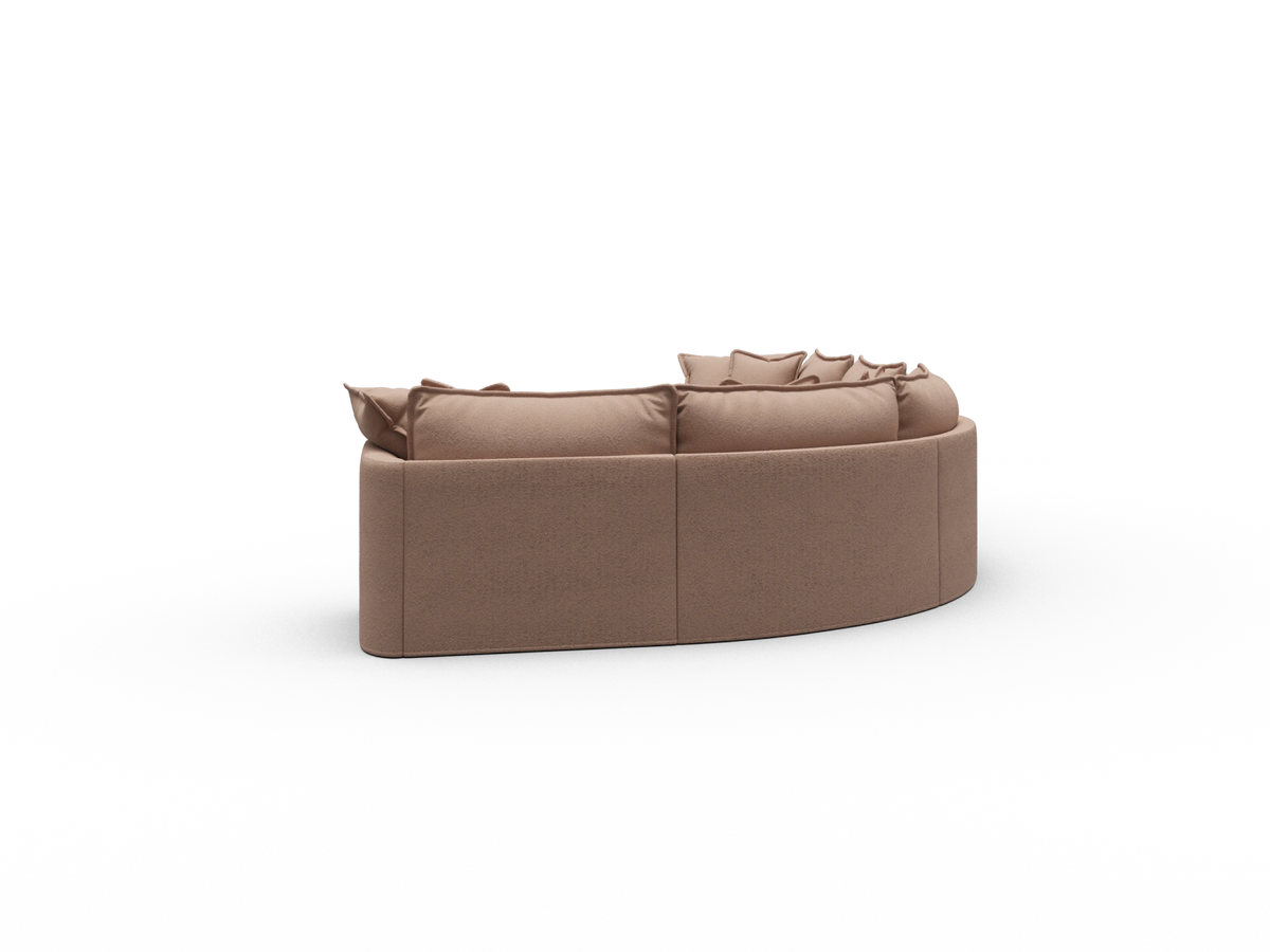 Tamarama Modular Sofa - 5 Sections / Extra Wide / Pebble Beach (Luxe)
