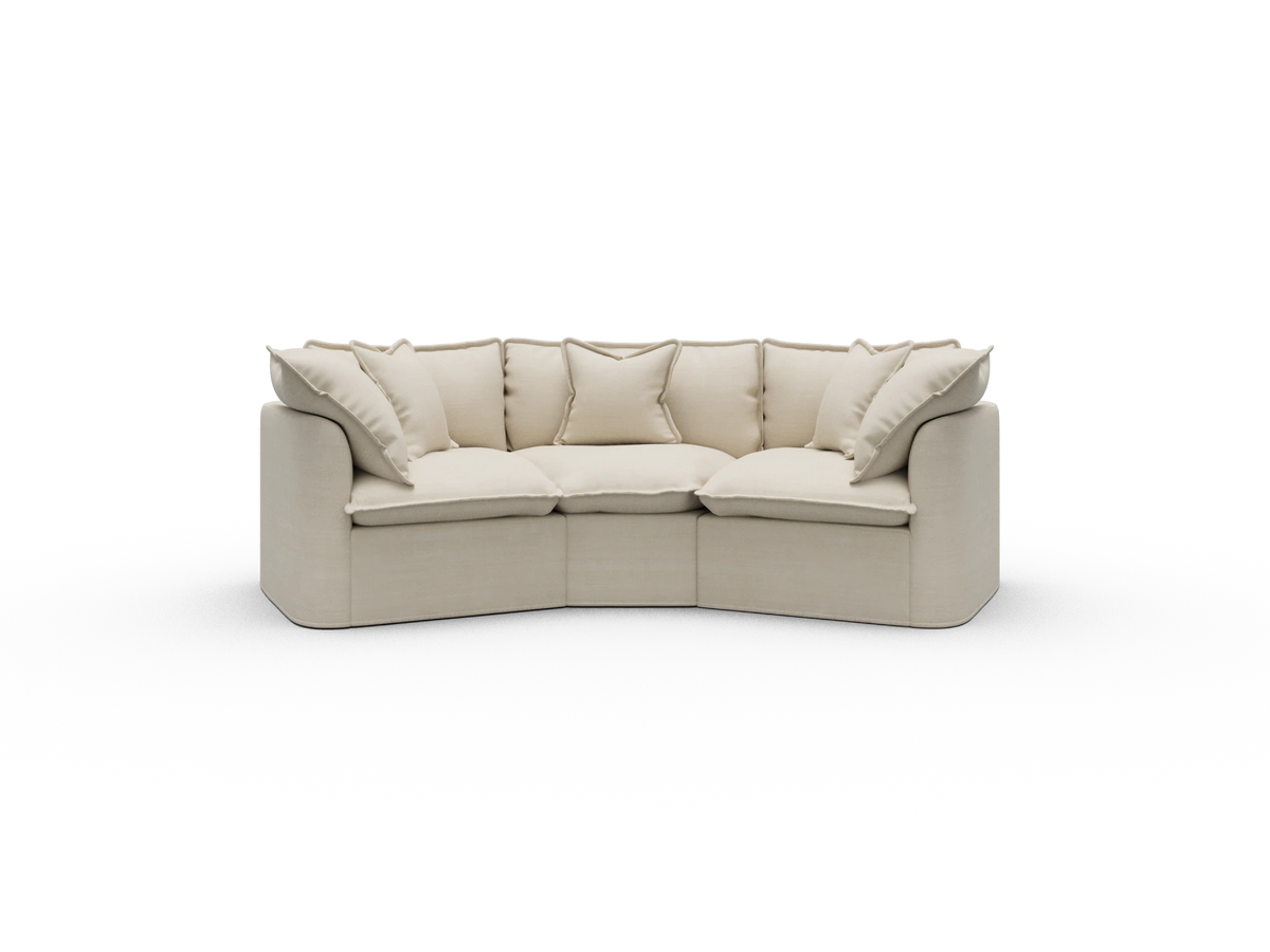 Tamarama Modular Sofa - 3 Sections / Regular / Winter Cream