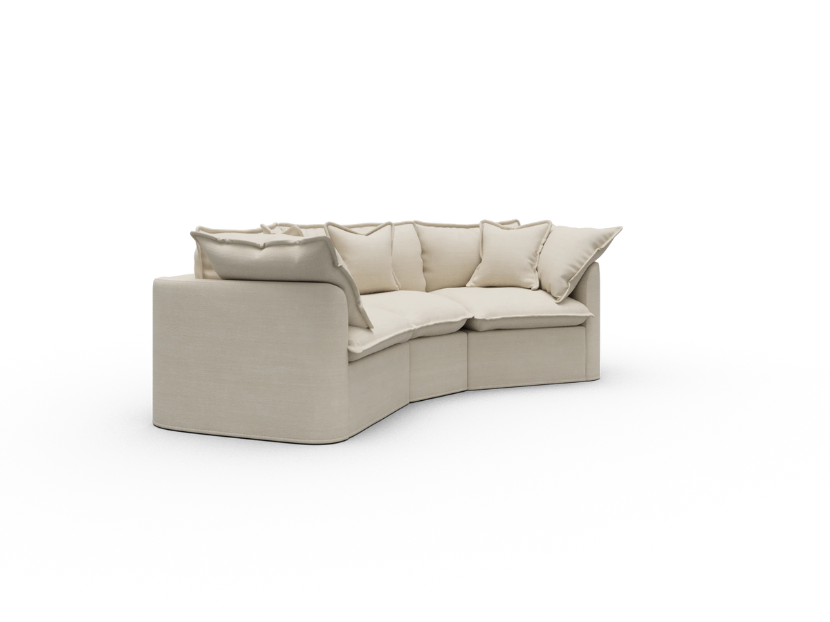 Tamarama Modular Sofa - 3 Sections / Regular / Winter Cream