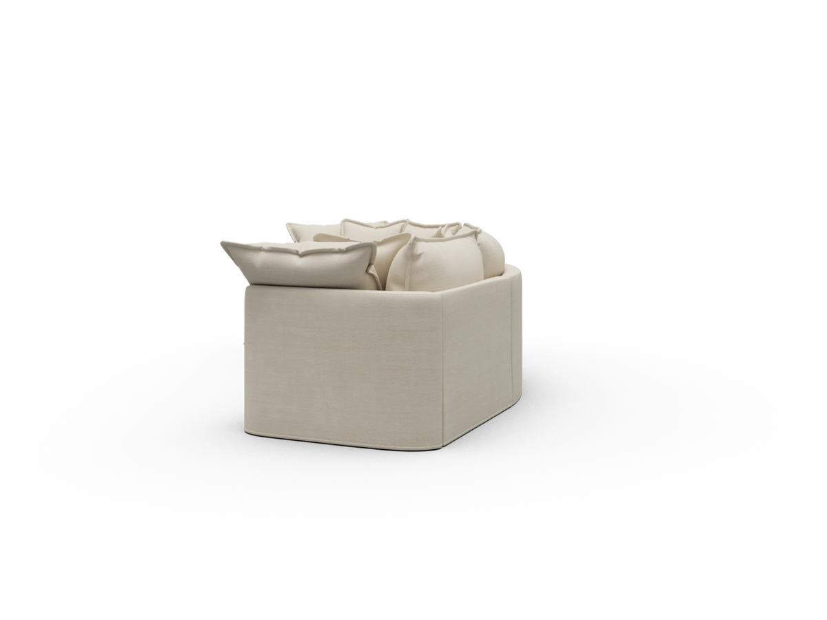 Tamarama Modular Sofa - 3 Sections / Extra Wide / Winter Cream