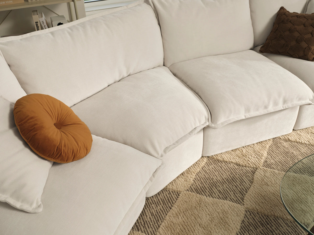 Tamarama Modular Sofa - 4 Sections / Regular / Winter Cream
