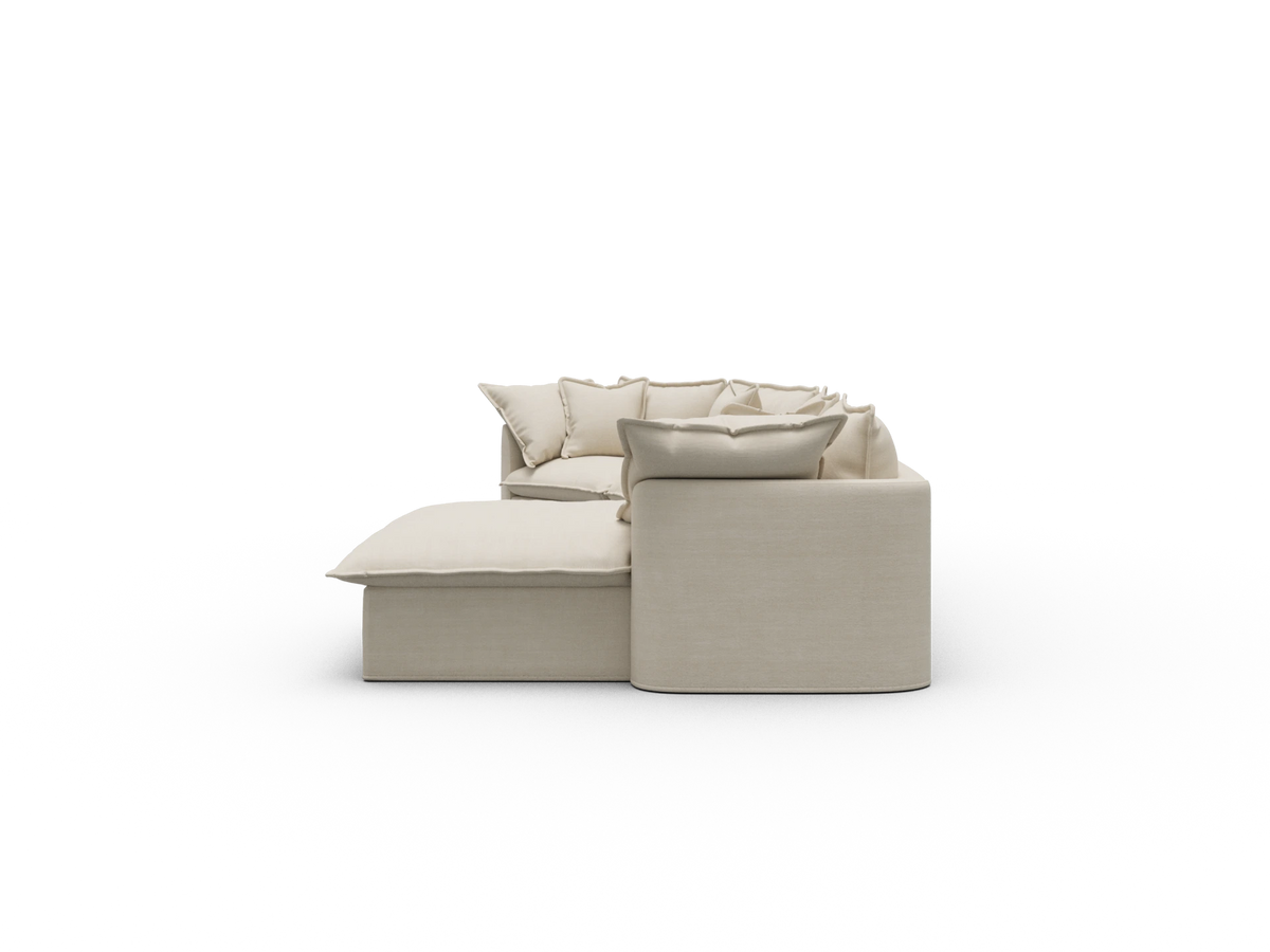 Tamarama Modular Sofa - 4 Sections / Regular / Winter Cream
