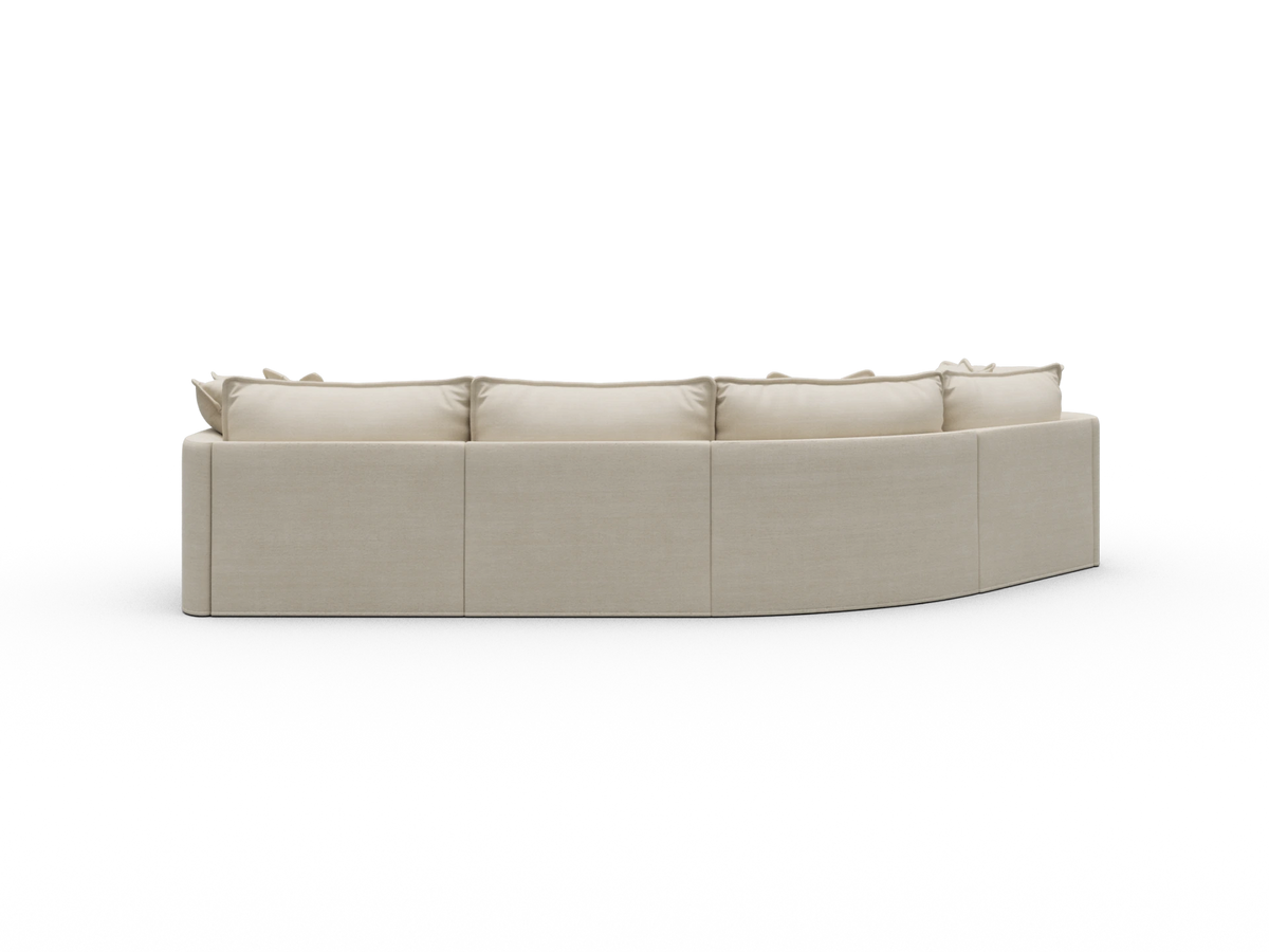 Tamarama Modular Sofa - 4 Sections / Extra Wide / Winter Cream