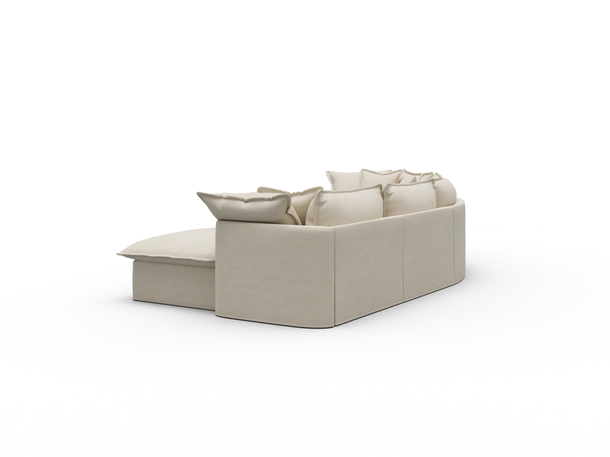 Tamarama Modular Sofa - 4 Sections / Extra Wide / Winter Cream