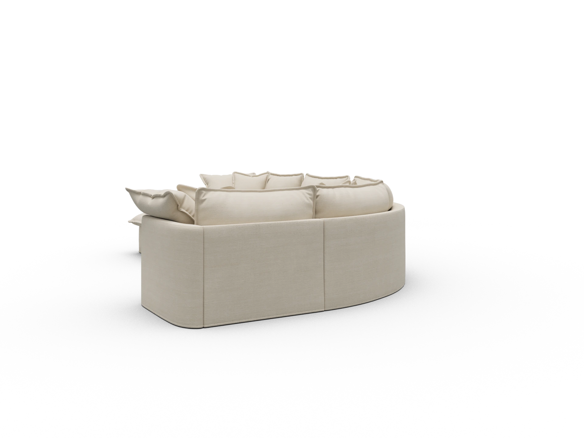 Tamarama Modular Sofa - 5 Sections with Chaise / Extra Wide / Winter Cream