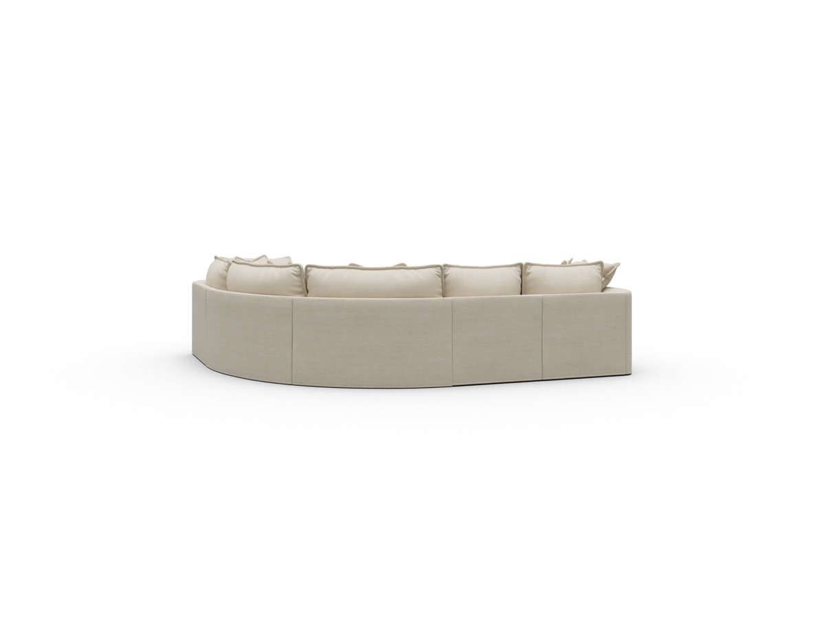 Tamarama Modular Sofa - 5 Sections / Regular / Winter Cream