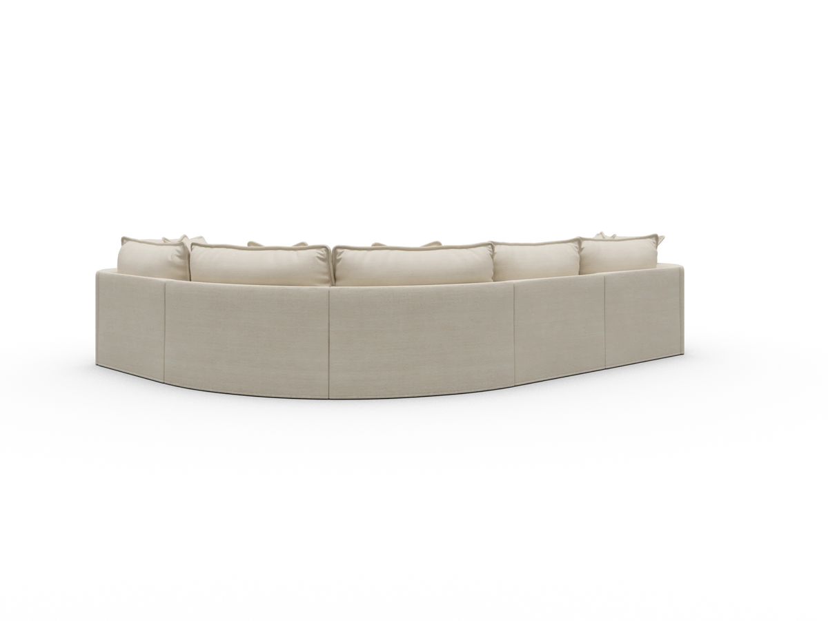 Tamarama Modular Sofa - 5 Sections / Extra Wide / Winter Cream
