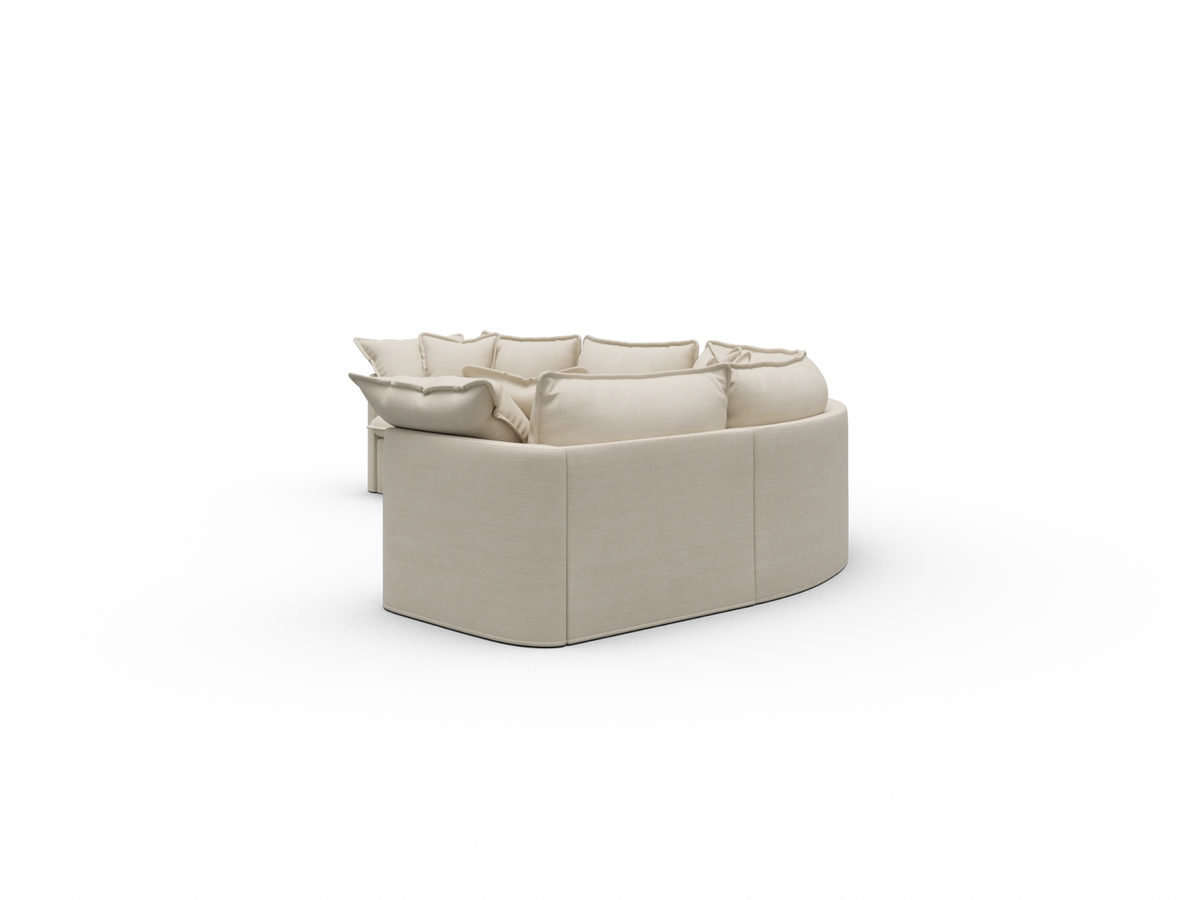Tamarama Modular Sofa - 5 Sections / Extra Wide / Winter Cream