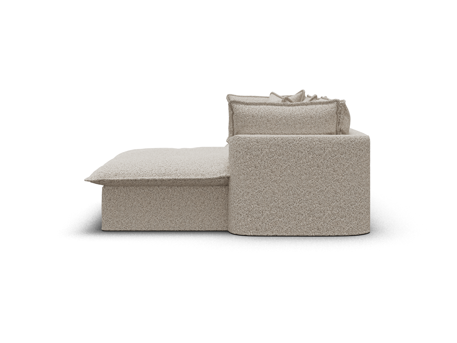 Tamarama Modular Sofa - Regular / 2 Sections / Aussie Latte (Luxe)