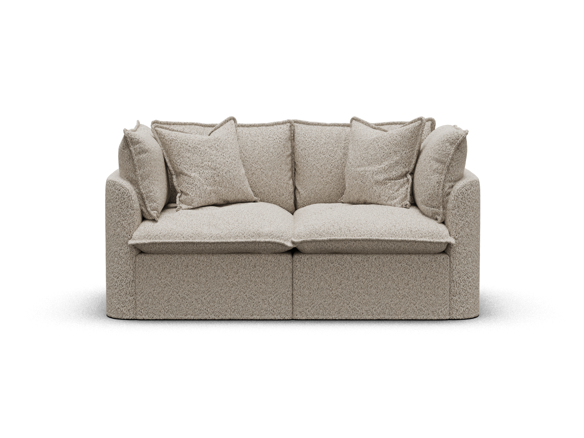 Tamarama Modular Sofa - Regular / 2 Sections / Aussie Latte (Luxe)