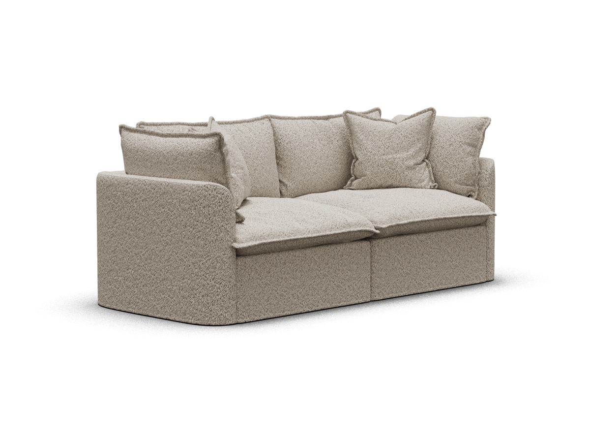 Tamarama Modular Sofa - 2 Sections / Extra Wide / Aussie Latte (Luxe)