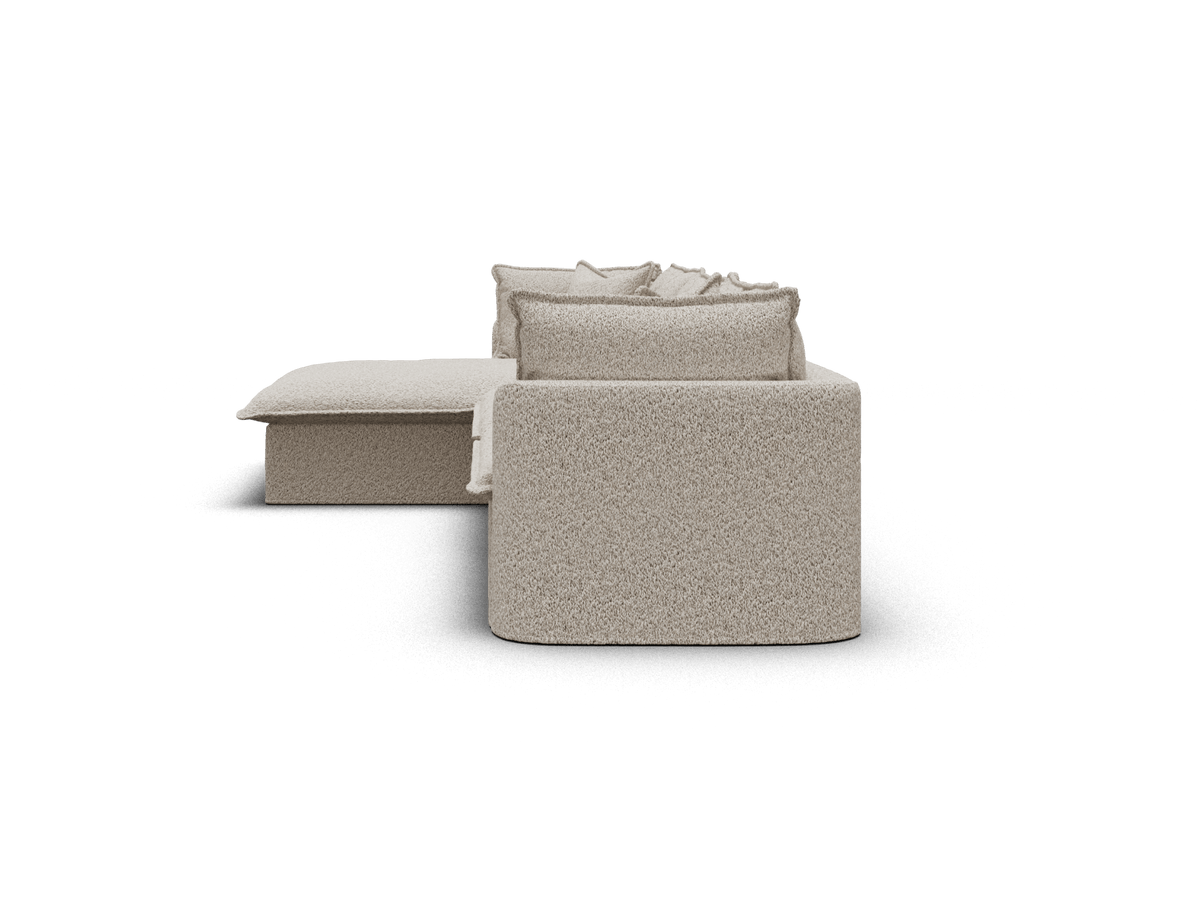 Tamarama Modular Sofa - 3 Sections / Extra Wide / Aussie Latte (Luxe)