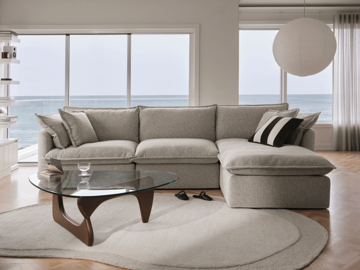 Tamarama Modular Sofa - 3 Sections / Extra Wide / Aussie Latte (Luxe)