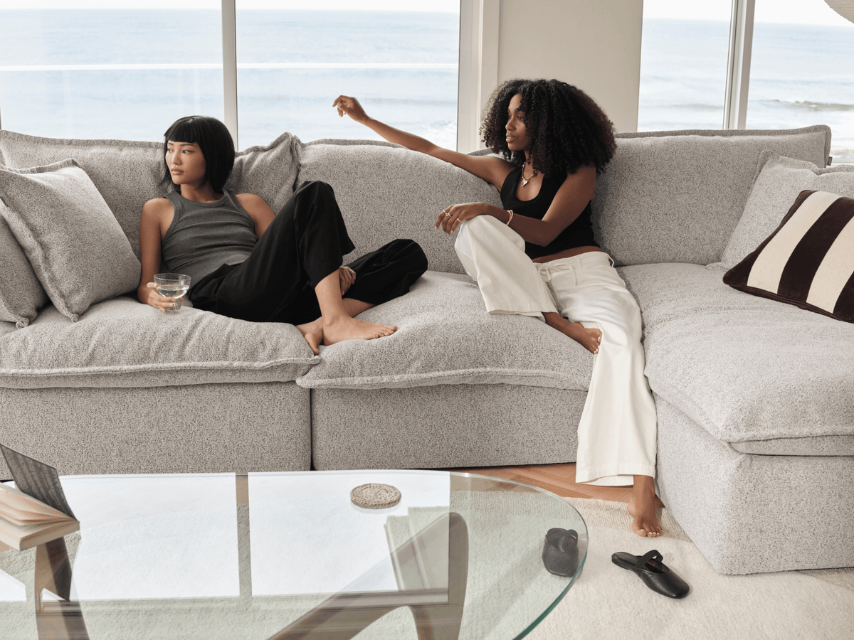 Tamarama Modular Sofa - 3 Sections / Extra Wide / Aussie Latte (Luxe)