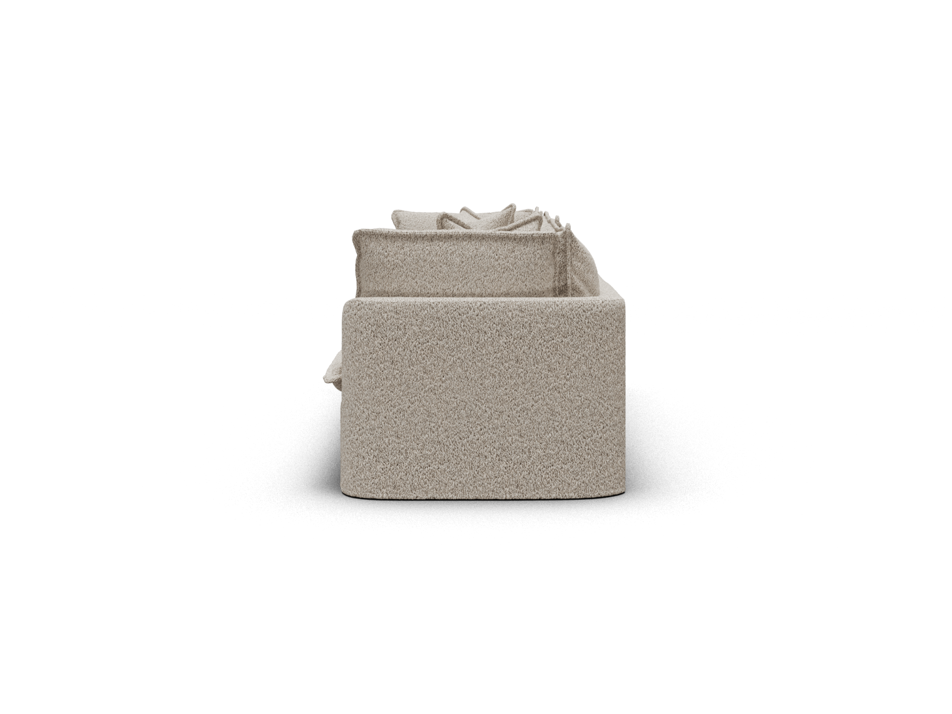 Tamarama Modular Sofa - 3 Sections / Regular / Aussie Latte (Luxe)