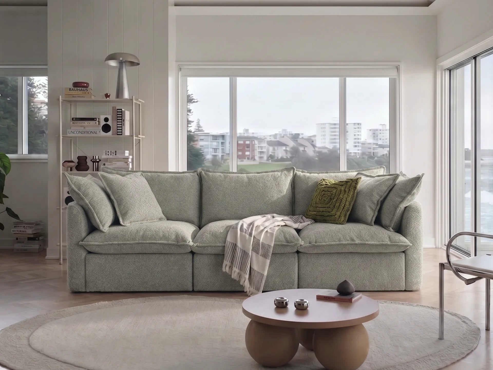 Tamarama Modular Sofa - 3 Sections / Regular / Aussie Latte (Luxe)
