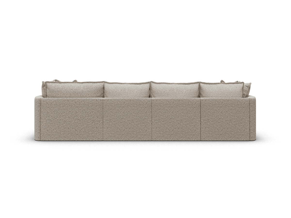 Tamarama Modular Sofa - 4 Sections / Regular / Aussie Latte (Luxe)