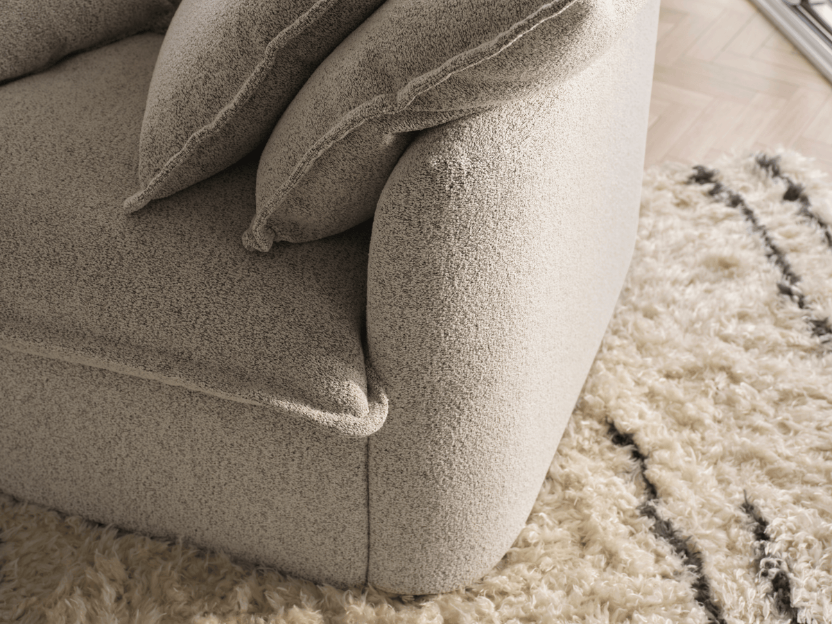 Tamarama Modular Sofa - 4 Sections / Regular / Aussie Latte (Luxe)