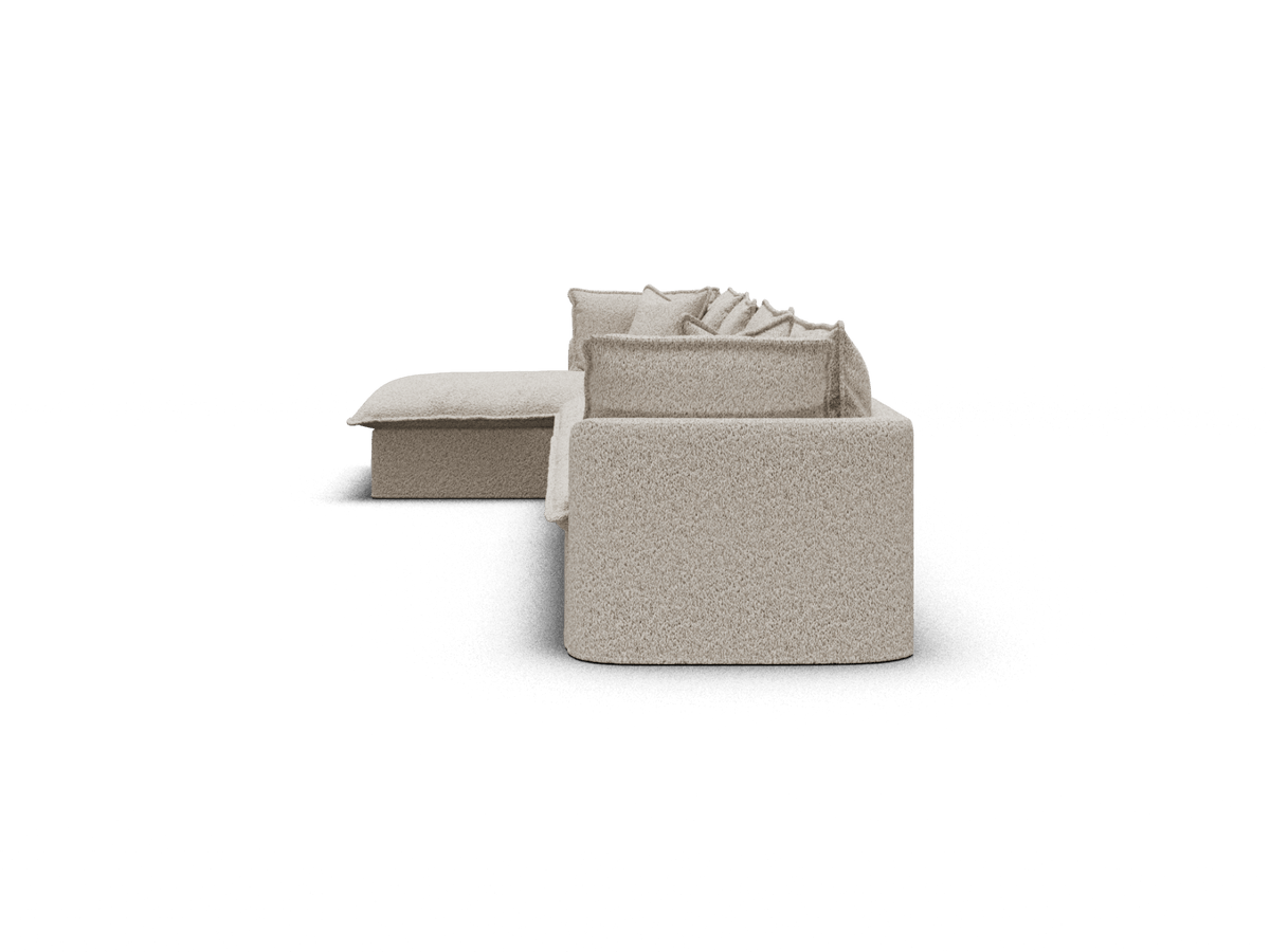 Tamarama Modular Sofa - 4 Sections / Extra Wide / Aussie Latte (Luxe)
