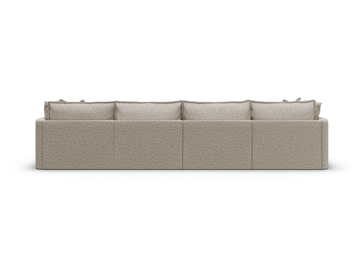 Tamarama Modular Sofa - 4 Sections / Extra Wide / Aussie Latte (Luxe)